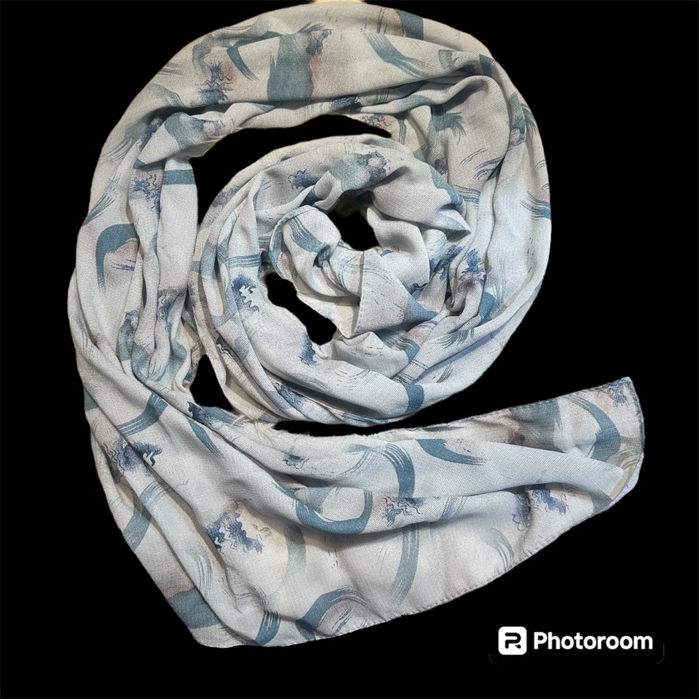 SALE!! Flowy sage green scarf.  3